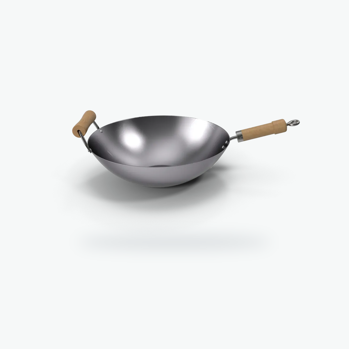 30 cm carbon steel wok