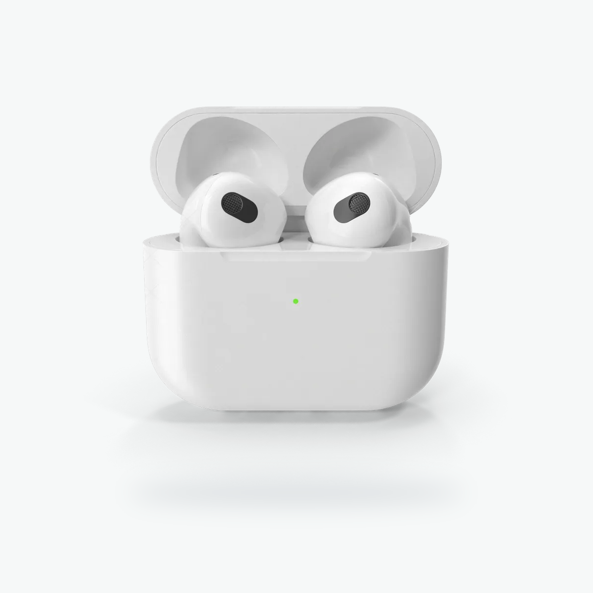 Wireless earbuds with charging case